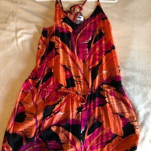 Old Navy tropical print jumper